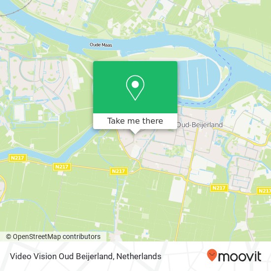 Video Vision Oud Beijerland kaart