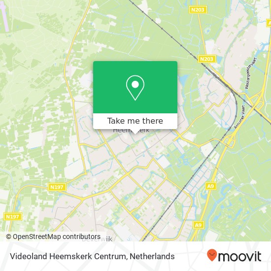 Videoland Heemskerk Centrum kaart