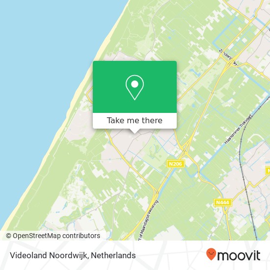 Videoland Noordwijk kaart