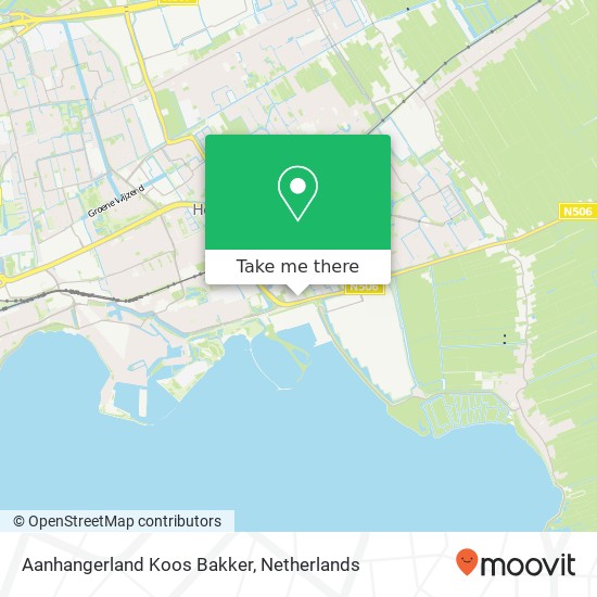 Aanhangerland Koos Bakker kaart