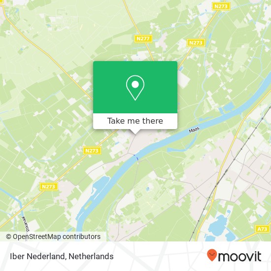Iber Nederland kaart