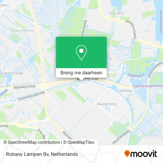 Robany Lampen Bv kaart