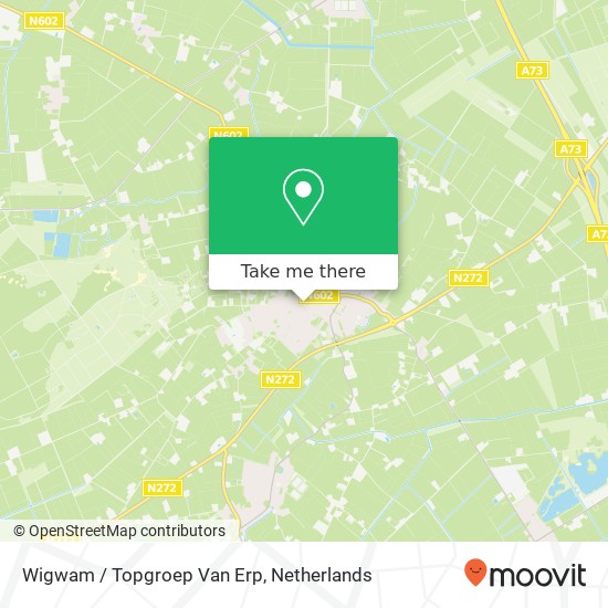 Wigwam / Topgroep Van Erp kaart