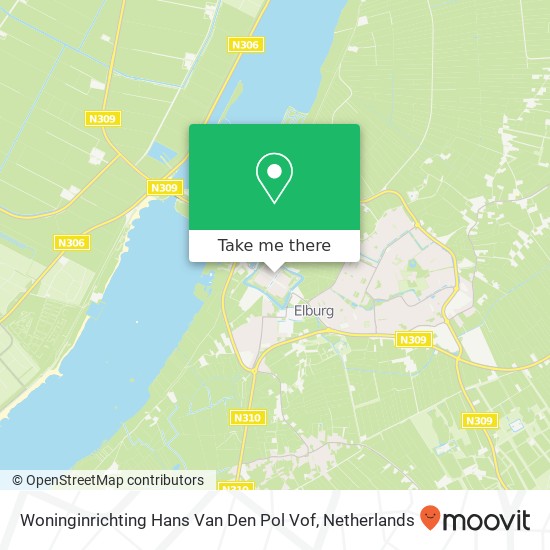 Woninginrichting Hans Van Den Pol Vof kaart