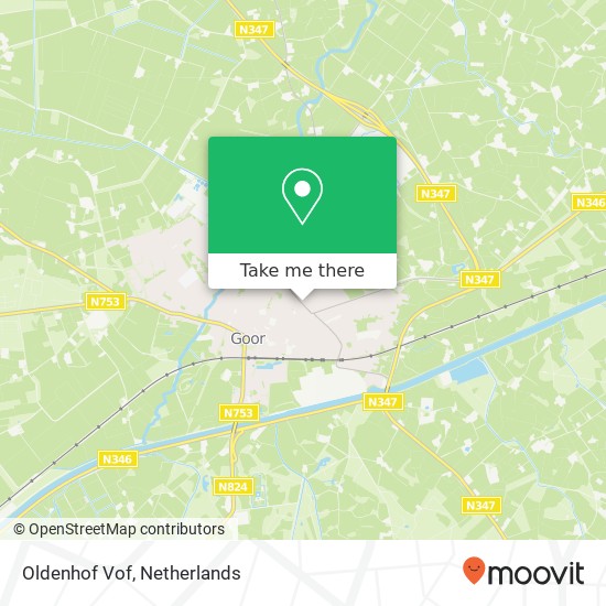 Oldenhof Vof kaart