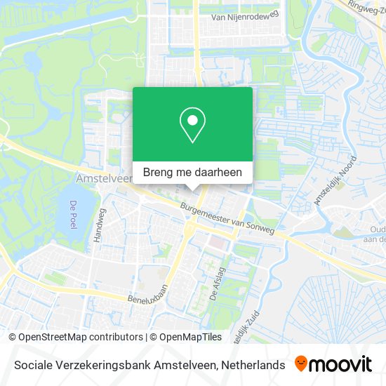 Sociale Verzekeringsbank Amstelveen kaart