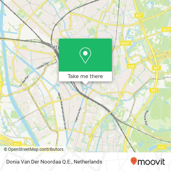 Donia Van Der Noordaa Q.E. kaart