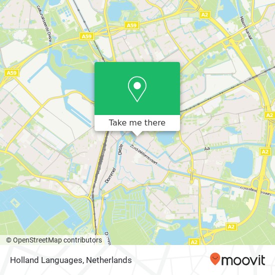 Holland Languages kaart