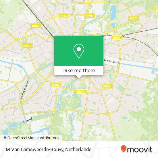 M Van Lamsweerde-Bouvy kaart
