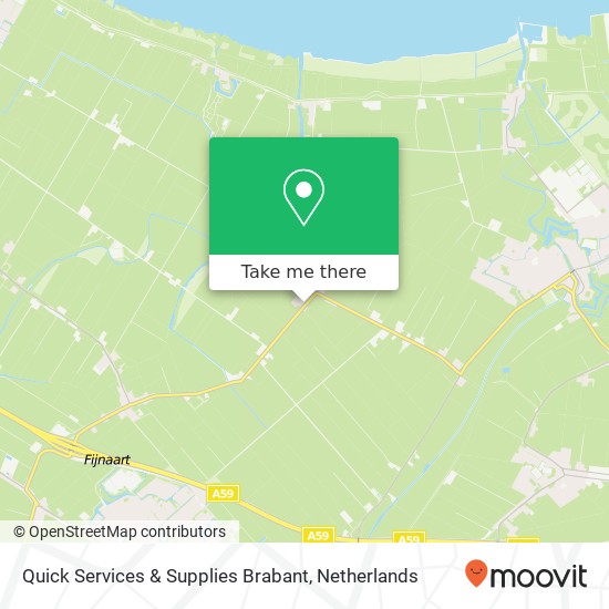 Quick Services & Supplies Brabant kaart