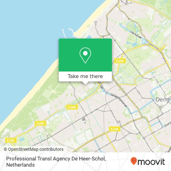 Professional Transl Agency De Heer-Schol kaart