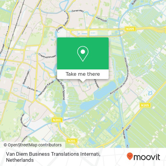 Van Diem Business Translations Internati kaart