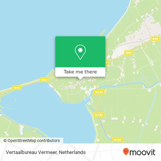 Vertaalbureau Vermeer kaart
