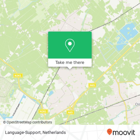 Language-Support kaart
