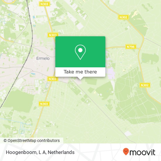 Hoogenboom, L A kaart