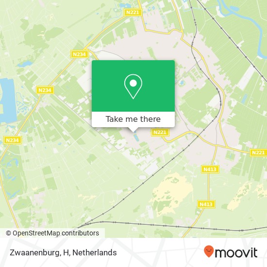Zwaanenburg, H kaart