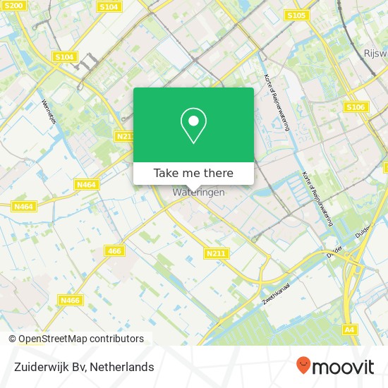 Zuiderwijk Bv kaart