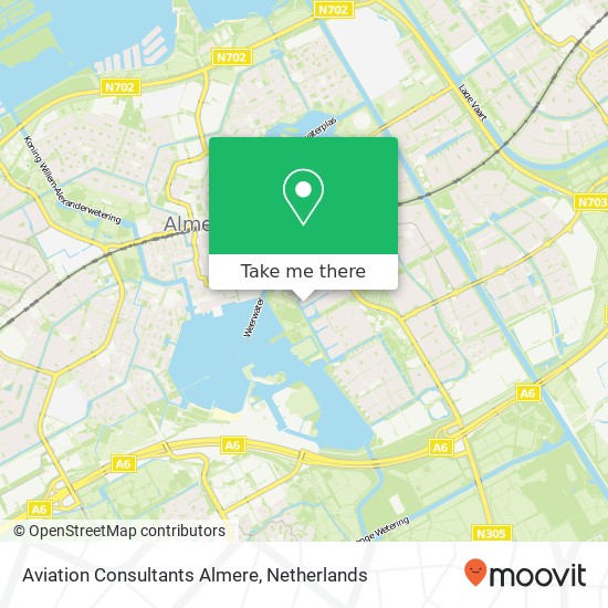 Aviation Consultants Almere kaart
