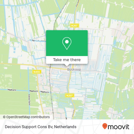 Decision Support Cons Bv kaart