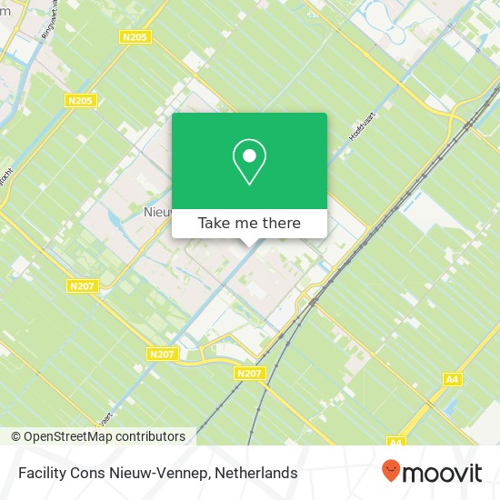 Facility Cons Nieuw-Vennep kaart