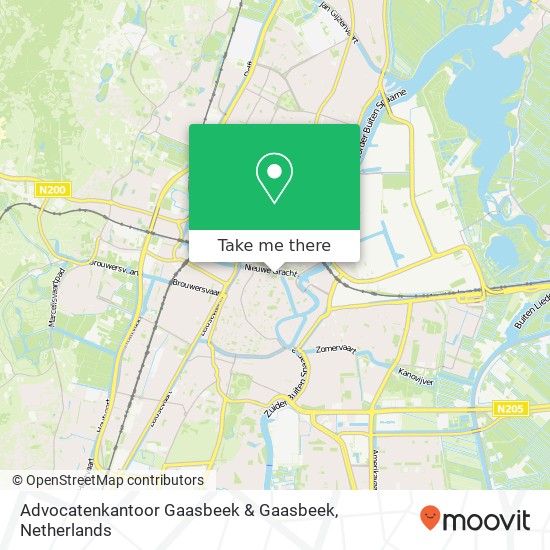Advocatenkantoor Gaasbeek & Gaasbeek kaart