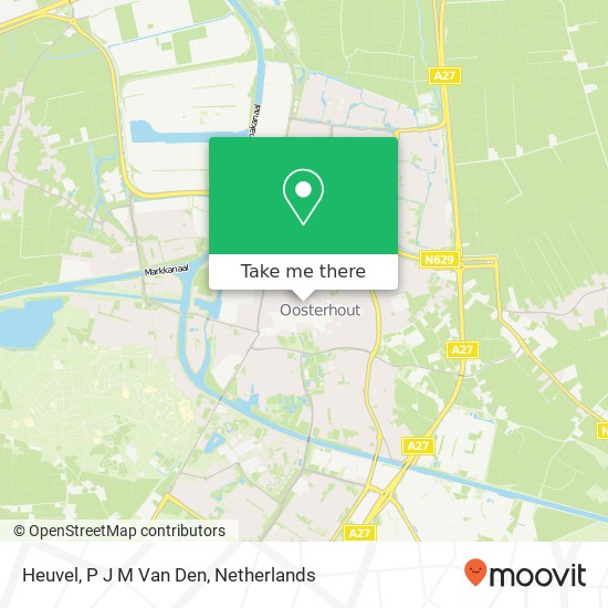 Heuvel, P J M Van Den kaart