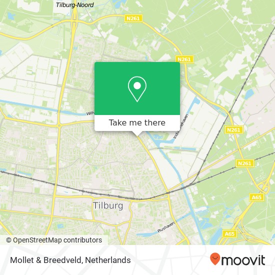 Mollet & Breedveld kaart