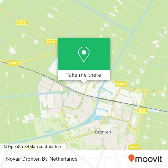 Novair Dronten Bv kaart