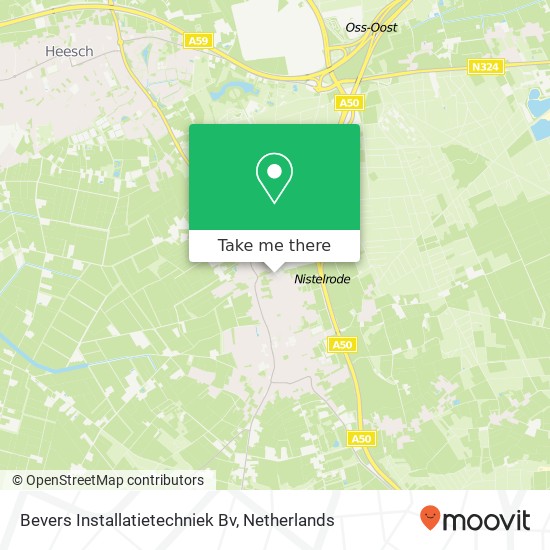 Bevers Installatietechniek Bv kaart