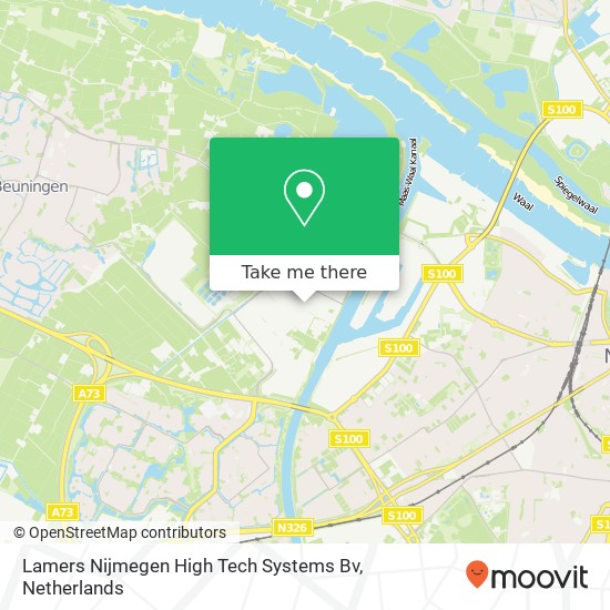 Lamers Nijmegen High Tech Systems Bv kaart