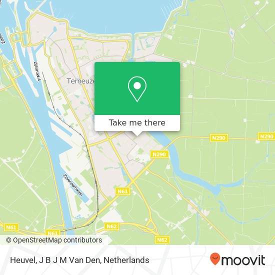 Heuvel, J B J M Van Den kaart