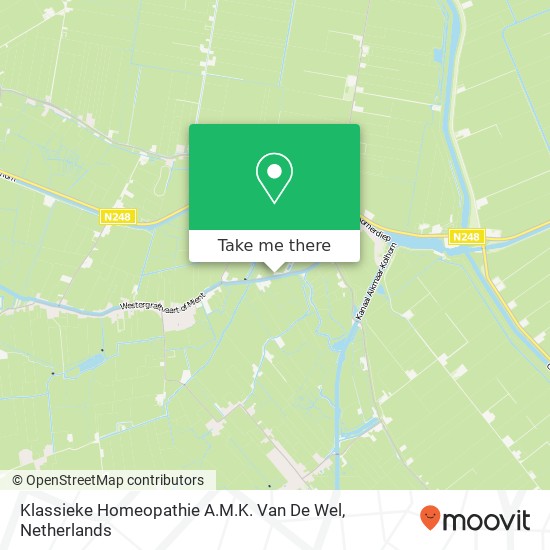 Klassieke Homeopathie A.M.K. Van De Wel kaart