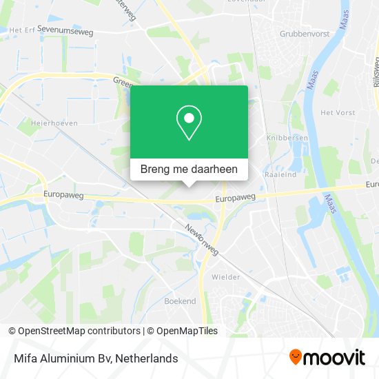 Mifa Aluminium Bv kaart