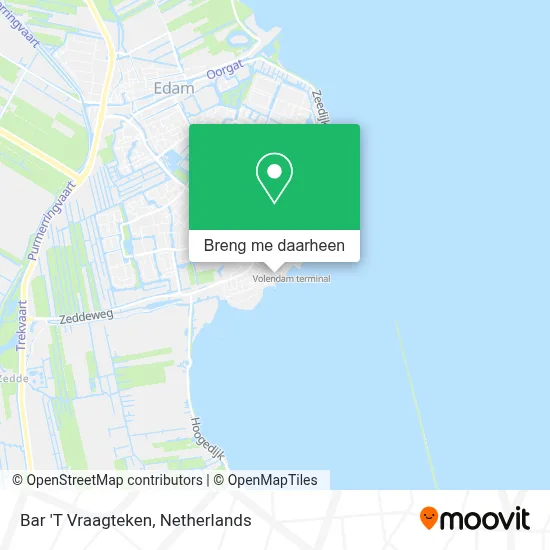 Bar 'T Vraagteken kaart