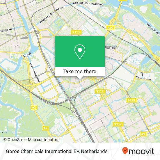 Gbros Chemicals International Bv kaart