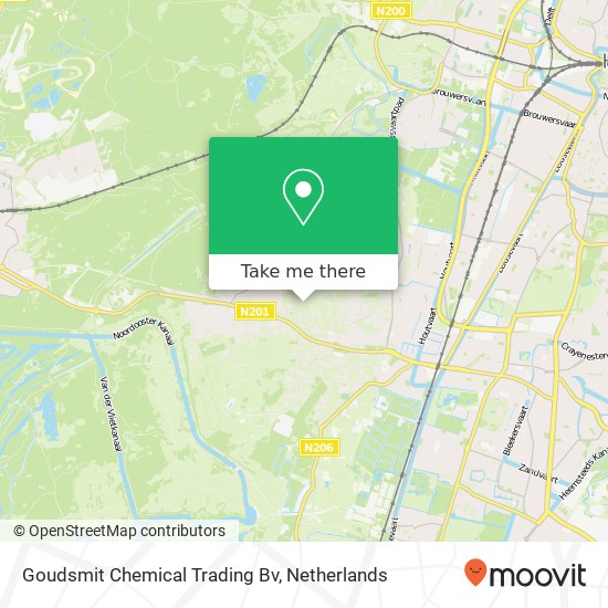 Goudsmit Chemical Trading Bv kaart