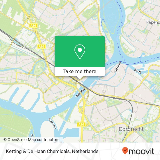 Ketting & De Haan Chemicals kaart