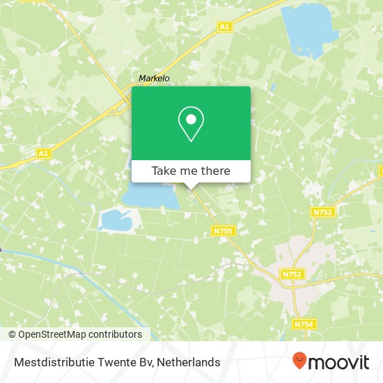 Mestdistributie Twente Bv kaart
