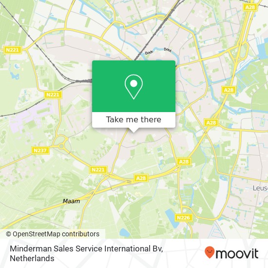 Minderman Sales Service International Bv kaart