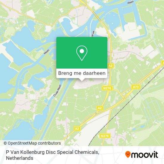 P Van Kollenburg Disc Special Chemicals kaart