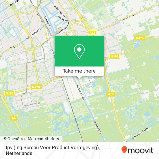 Ipv (Ing Bureau Voor Product Vormgeving) kaart