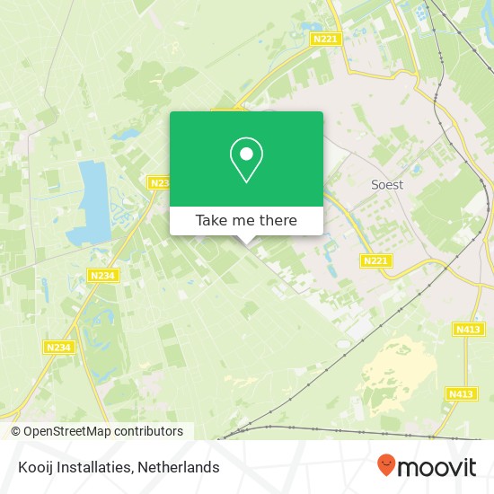 Kooij Installaties kaart