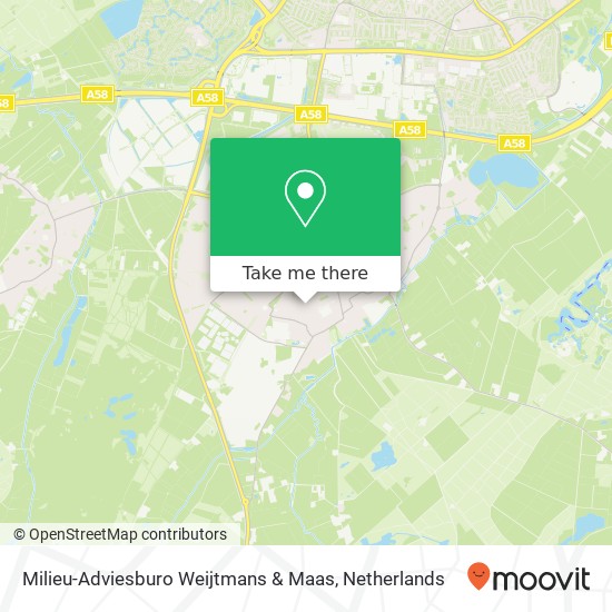 Milieu-Adviesburo Weijtmans & Maas kaart