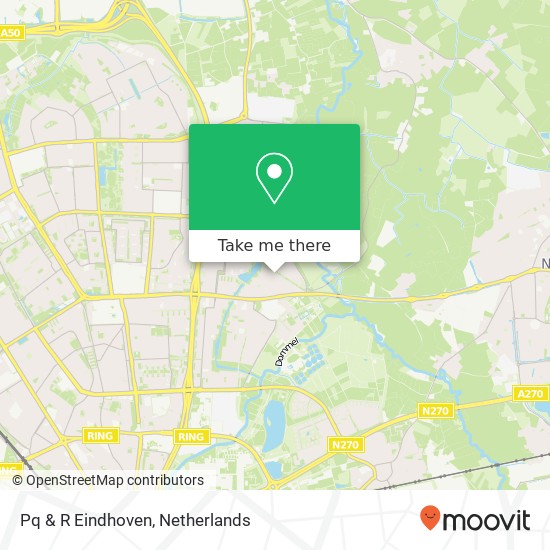 Pq & R Eindhoven kaart