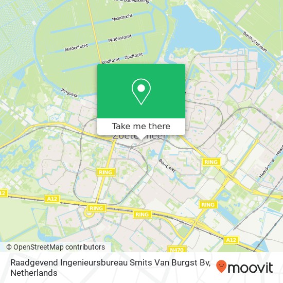 Raadgevend Ingenieursbureau Smits Van Burgst Bv kaart