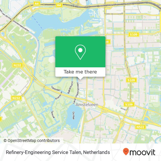 Refinery-Engineering Service Talen kaart