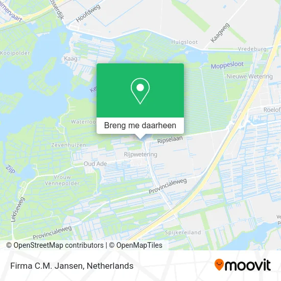 Firma C.M. Jansen kaart
