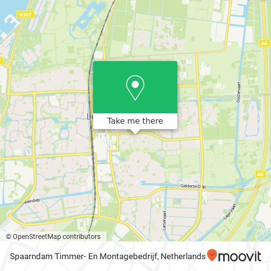 Spaarndam Timmer- En Montagebedrijf kaart