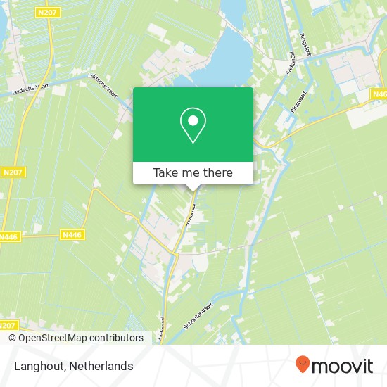 Langhout kaart