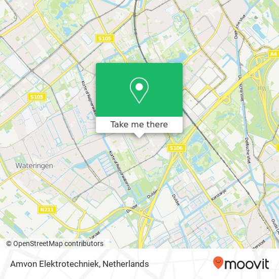 Amvon Elektrotechniek kaart